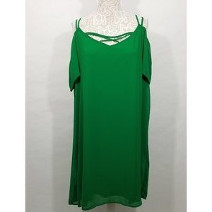 Maurices Cold Shoulder Strappy Shift Dress